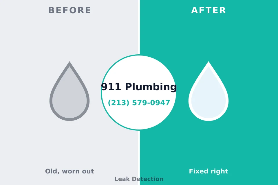 Before and after: plumbing repair Boardman, OR